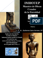 Imhotep Maestro de Obras - El Creador de la Eternidad