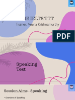 Tie Ielts TTT: Trainer: Veena Krishnamurthy