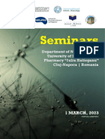 Seminars: Department of Neurosciences University of Medicine and Pharmacy "Iuliu Hatieganu" Cluj-Napoca - Romania