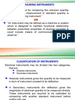 Measuring Instruments Classification