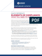 Elements of Compliance:: What You Need To Know