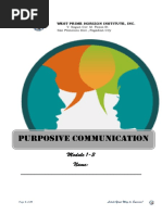 Purposive Communication Module 1 3