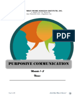 Purposive Communication Module 1 3