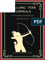 Shillong Teer Formula: 10 Successful Formulae B Y Mukund Doshi