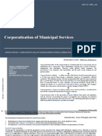 Urban Governance - Corporatisation of Municipal Services - 29.04.2020