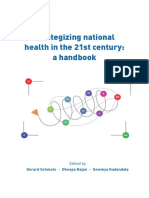 Strategizing National Health in The 21st Century: A Handbook