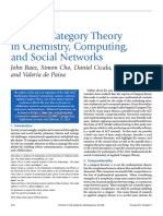 Applied Category Theory in Chemistry, Computing, and Social Networks