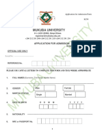 Application Form 2022