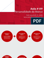 Personalidade Da Marca: Aula # 09