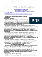 Serviciului Protecţiei Civile şi Situaţiilor Excepţionale