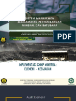 Materi IV - Penerapan SMKP Mineral Dan Batubara Elemen Kebijakan