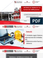 Carrera de Edificaciones: Comportamiento de Los Materiales