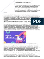 18 Social Media Management Instruments For 2023xvvkj PDF