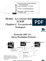 Module: Les Réseaux Internet Tcp/Ip Chapitre 6: Les Protocoles de Transport
