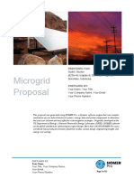 Microgrid Proposal: Prepared For