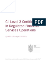 Qspec Certificate in Regulated Financial Services Operations