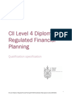 CII Level 4 Diploma in Regulated Financial Planning