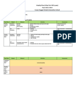 Weekly Plan (What We Will Learn) Year 2022/2023 Tunas Unggul Global Interactive School