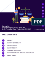 Draft Personal Data Protection Bill 2019 Survey Report 1