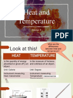 Heat and Temperature: Science 8