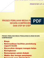 Proses Pemilihan Media Pengajaran Secara Komprehensif Dan Step by Step