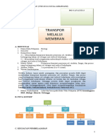 Transpor Melalui Membran: A. Identitas