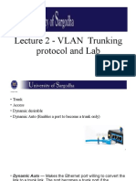 Lecture 2 - VLAN Trunking Protocol and Lab