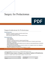 Surgery for Prolactiomas