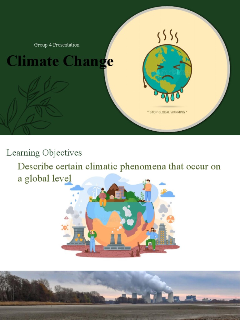 Climate change group 4 presentation pdf greenhouse effect