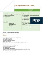 Administration Systeme Linux