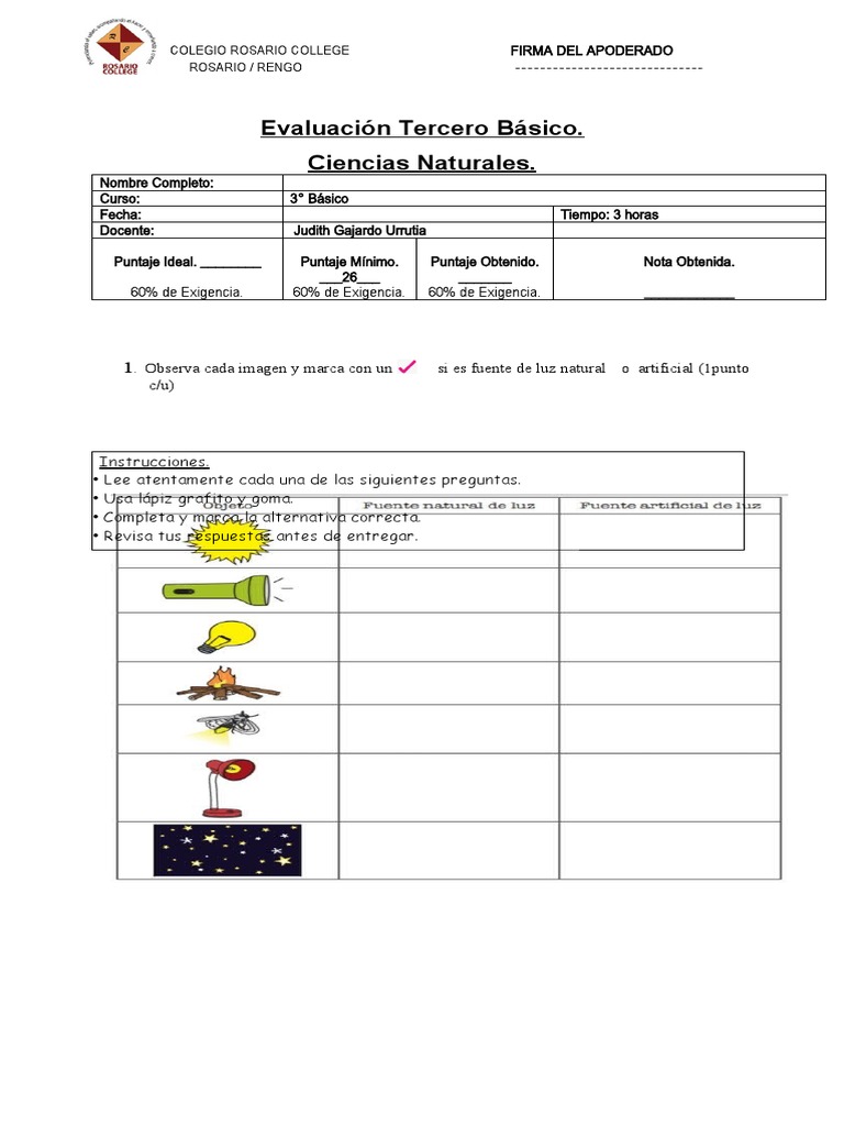 evaluación visual data 6