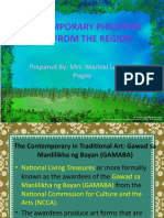 Contemporary Philippine Arts From The Region: Prepared By: Mrs. Maricel Lucban - Pogoy