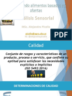 Analisis Sensorial Plant Based