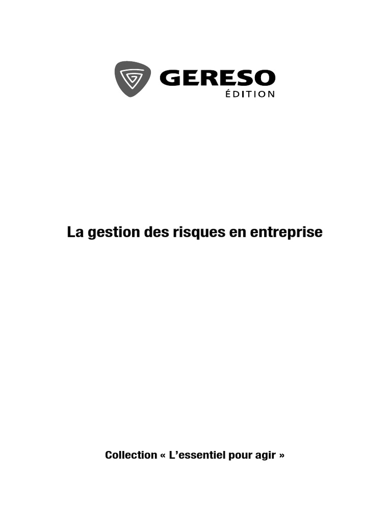 La Gestion Des Risques en Entreprise | PDF | Risque | Normes ...