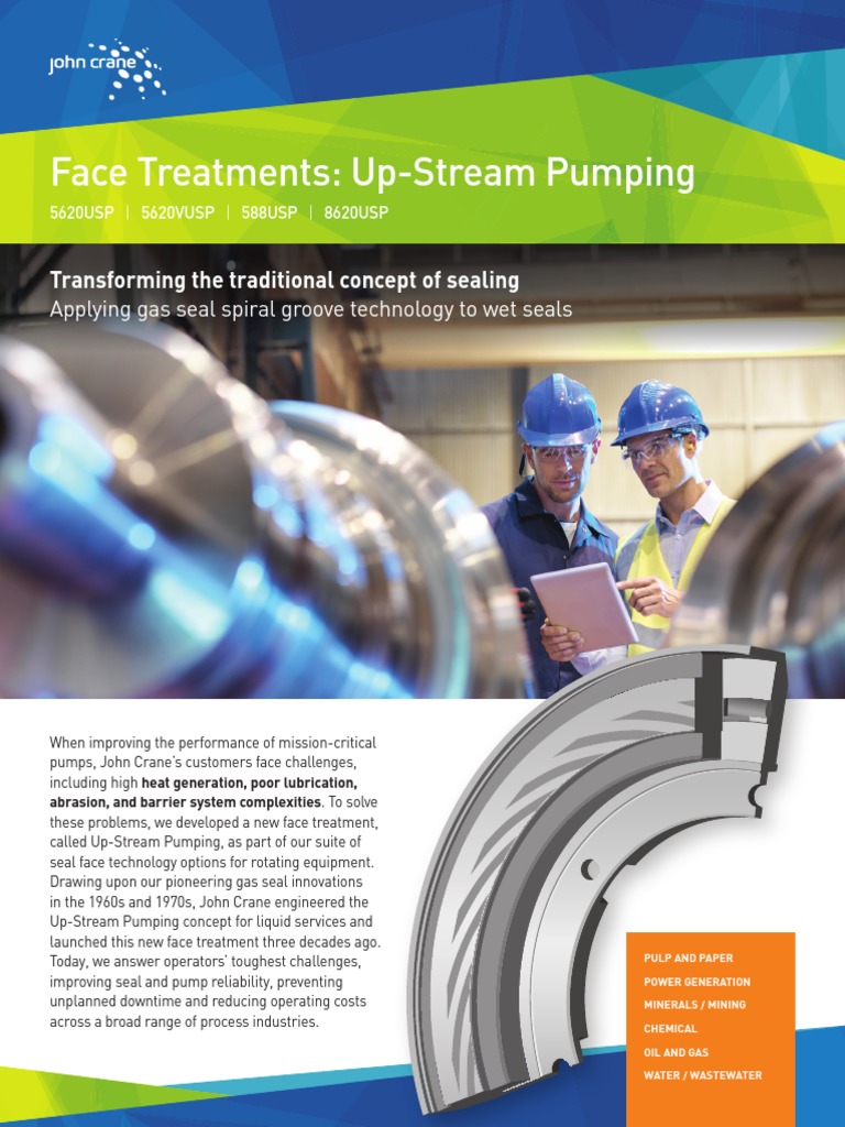 Up-Stream Pumping: Seal Technology Advances | PDF | Pump | Water