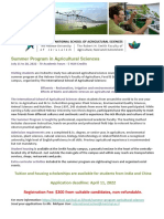 2022 Summer Agriculture Program Brochure
