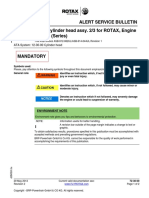 ASB-912-062UL R2 - ASB-914-044UL R2 - Checking of The Cylinder Head Assy. 2-3 For ROTAX Engine Type 912 and 914 (Series)