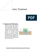 Constructed Wetlands for Tertiary Treatment