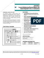 Inverse-Multiplexing Ethernet Mapper With Quad Integrated T1/E1/J1 Transceivers