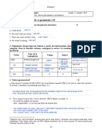 Maîtrise de La Langue Et de Sa Grammaire /14