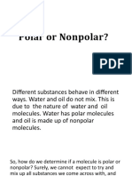 Polar or Nonpolar?