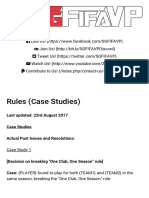 Rule - Singapore FIFA Virtual Pro Association - Case Studies