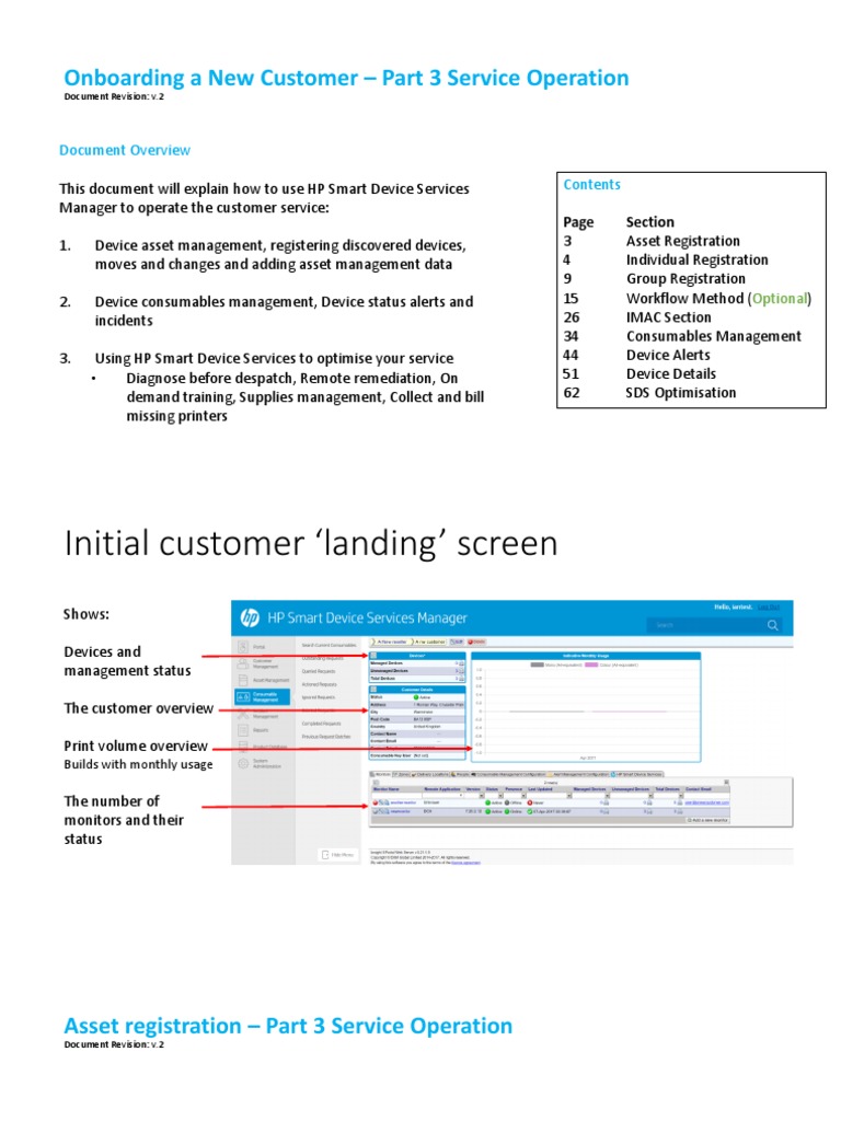 HP Smart Device Services Onboarding Guide | PDF | Icon (Computing ...