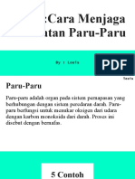 Judul:Cara Menjaga Kesehatan Paru-Paru: By: Louis