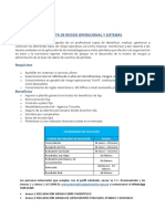 Analista de Riesgo Operacional Y Sistemas: Mínima de 3 Años en Microfinanzas, Riesgos, Sistemas o Procesos