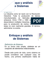 Enfoque y Análisis de Sistemas: La Producción