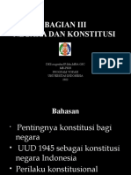 Bagian Iii Negara Dan Konstitusi: DKS - nugraha.SP - Msi, MBA-GSC MK-PKN Program Vokasi Universitas Indonesia 2022