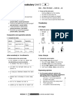 Grammar and Vocabulary Unit 5