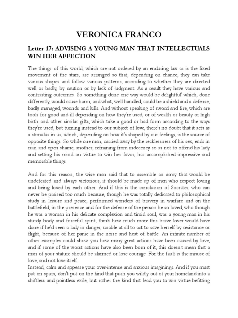 5 Veronica Franco PDF Courage Love