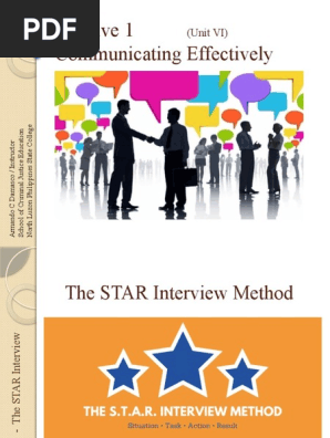 Unit-VI-The-STAR-Interview